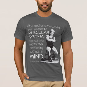Camiseta Eugen Sandow - Resistência do Corpo - Resistência 