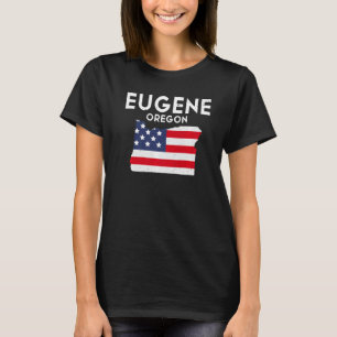 Camiseta Eugene Oregon EUA State America Viagem derreje