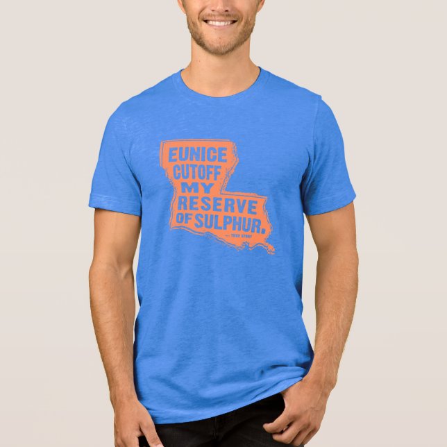 Camiseta Eunice Corte Meu Reservatório de Enxofre -  (Frente)