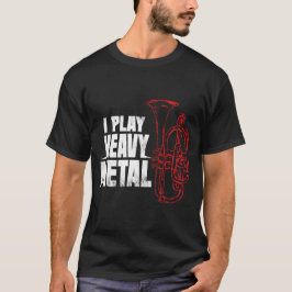Camiseta Euphonium da banda do presente do Natal do