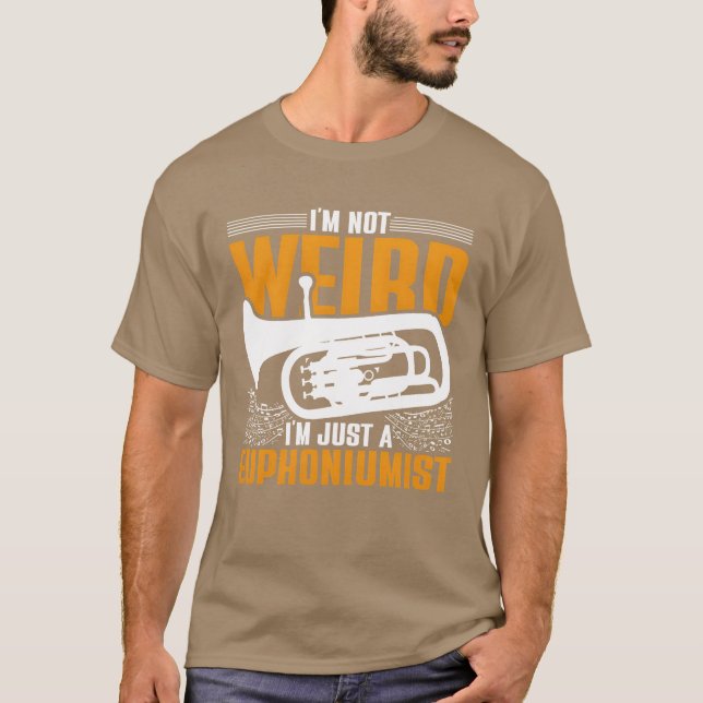Camiseta Euphonium Eu Sou Apenas Um Amigo Euphoniumista (Frente)
