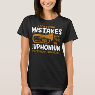 Camiseta Euphonium Player Engraçada Eufonista Música Presen