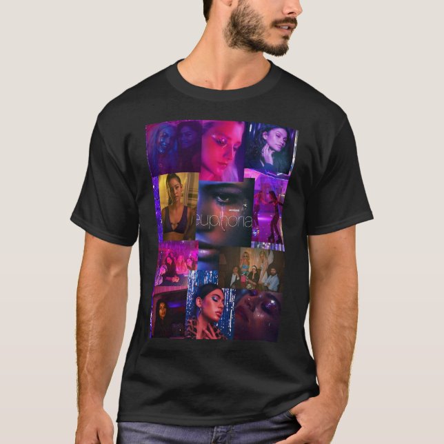 Camiseta Euphoria Collage Poster (Frente)