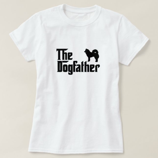 Camiseta Eurasier Dog Father Christmas, Dachshund Dog Owner (Frente do Design)