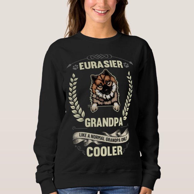 Camiseta Eurasier Grandpa Like A Normal Grandpa Only Cooler (Frente)