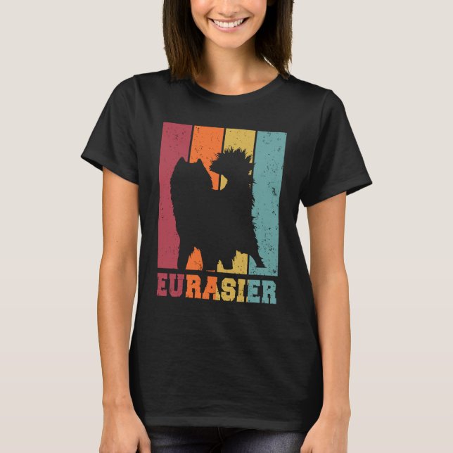 Camiseta Eurasier Vintage  1 (Frente)