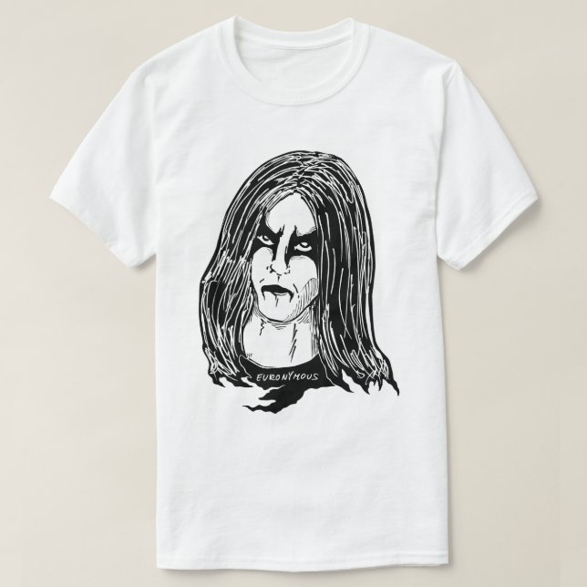 Camiseta Euronymous - Face (Frente do Design)