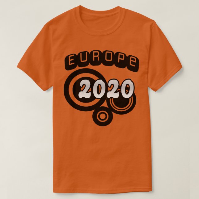 CAMISETA EUROPA (Frente do Design)