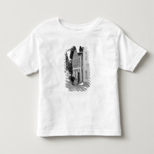 Camiseta Europa, Áustria, Hallstat. Rua nevada