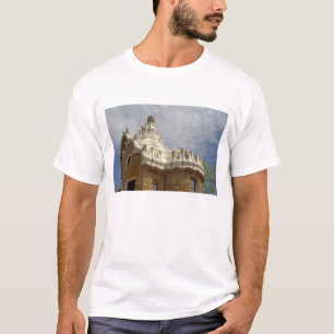 Camiseta Europa, Espanha, Catalunha, Barcelona. Parque Guel