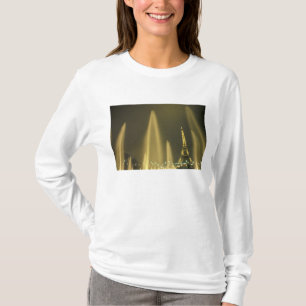 Camiseta Europa, França, Paris, Torre Eiffel, noite