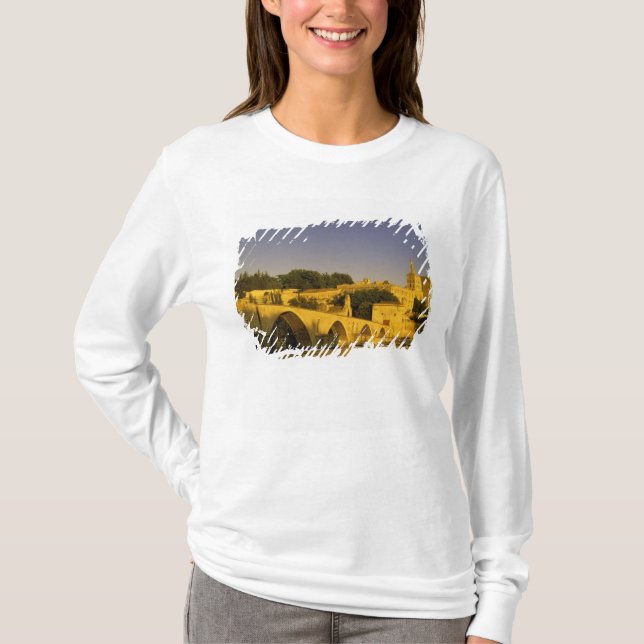 Camiseta Europa, França, Provença, Avinhão. Pont St, 2 (Frente)