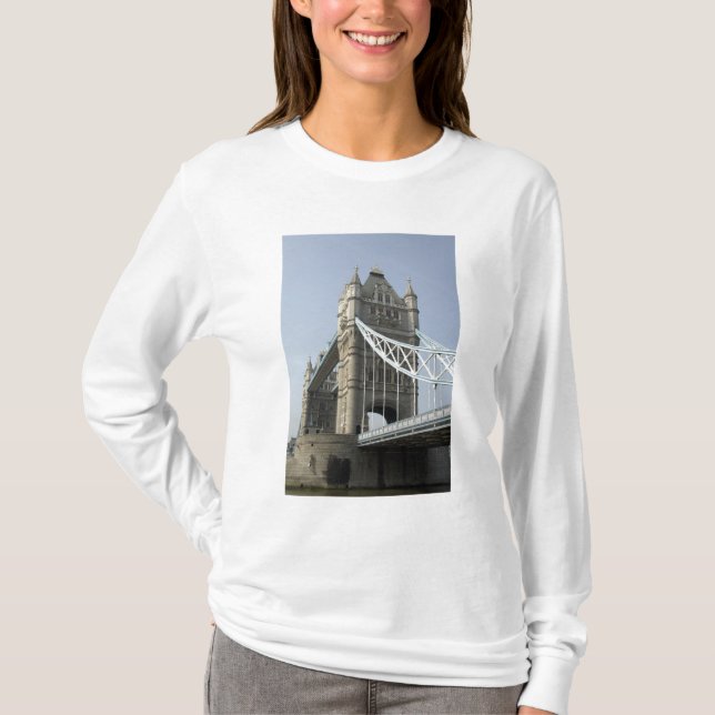 Camiseta Europa, Inglaterra, Londres. Ponte da Torre sobre  (Frente)