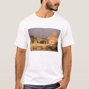 Camiseta Europa, Itália, Roma, O Vaticano. Basílica San
