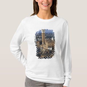 Camiseta Europa, Itália, Siena. Visão geral da cidade