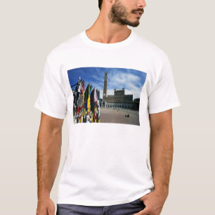 Camiseta Europa, Itália, Toscana, Siena. Piazza del