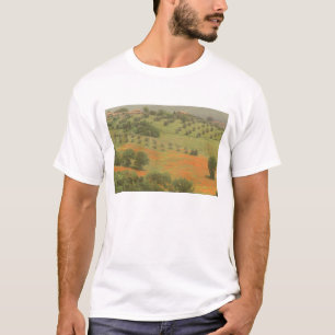 Camiseta Europa, Itália, Toscana, Val D'Orcia, Monte