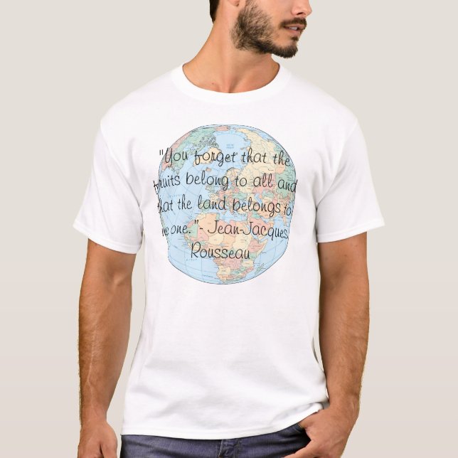 Camiseta Europa-político, "você esquece que as frutas b… (Frente)