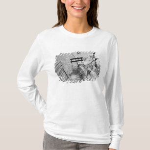 Camiseta Europa, Suíça, Lucerna. Mesa de café ao ar livre