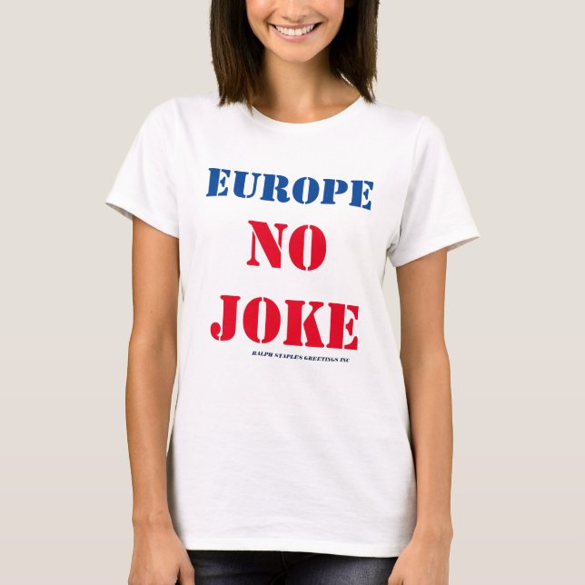 CAMISETA EUROPE SLOGAN (Frente)