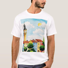Camiseta European cityscape