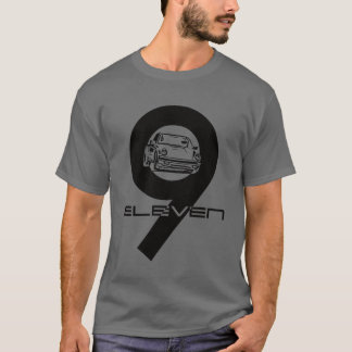 Camiseta European Sports Car Action Nine Eleven Design retr