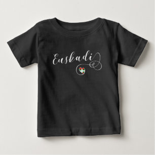 Camiseta Euskadi Flag Heart, País Basco