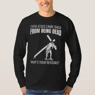Camiseta Eva Jesus Voltou de Estar Morto Bíblia