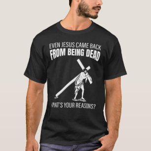 Camiseta Eva Jesus Voltou de Estar Morto Bíblia