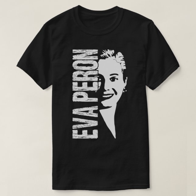 Camiseta Eva Peron Feminismo e Luta Social Premium T-S (Frente do Design)