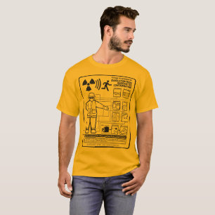 CAMISETA EVACUAÇÃO DA CONTAMINAÇÃO RADIOATIVA