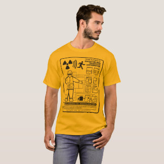 CAMISETA EVACUAÇÃO DA CONTAMINAÇÃO RADIOATIVA