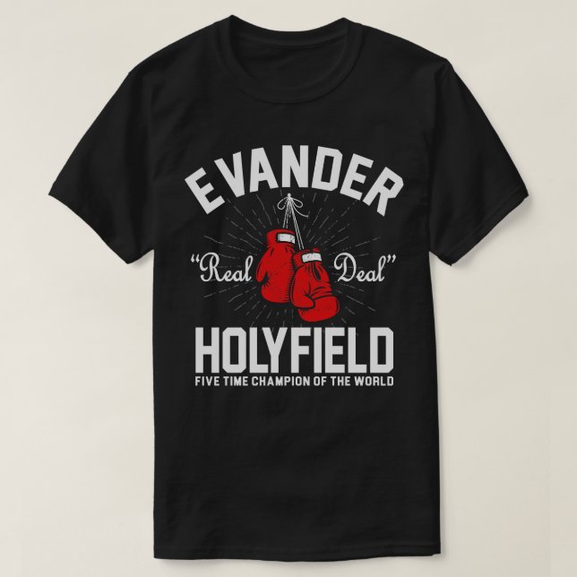 Camiseta Evander Holyfield Vintage Pocket (Frente do Design)
