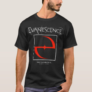 Camiseta Evanescence 2026 Tour Mundial West Palm