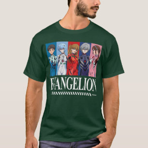 Camiseta Evangelion 222 Todos os Pilotos Reunidos