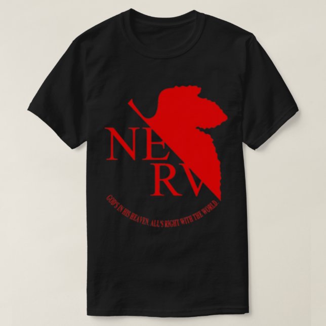 Camiseta Evangelion NERV (Frente do Design)