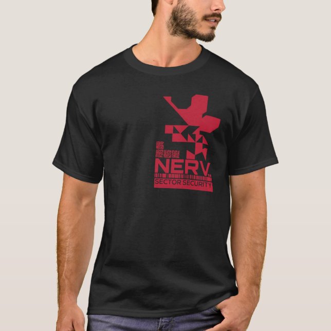 Camiseta Evangelion NERV 3.0 Security Insignia Classic T-Sh (Frente)
