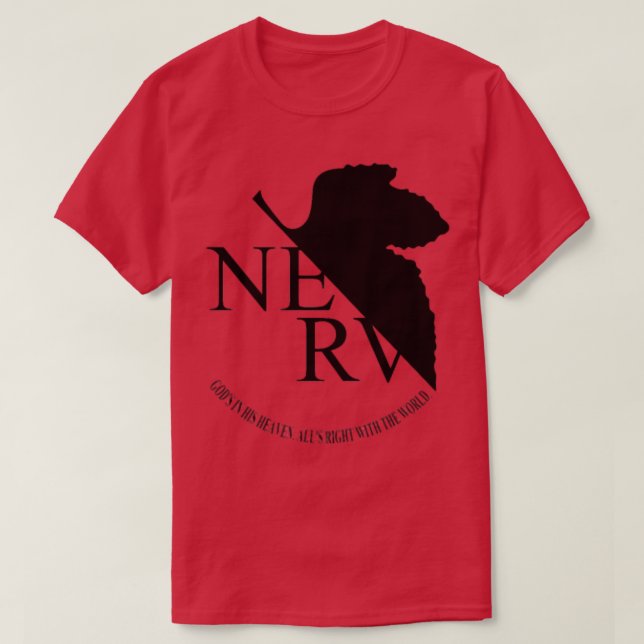 Camiseta Evangelion NERV 4 (Frente do Design)