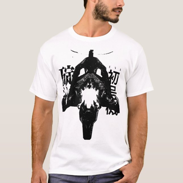 CAMISETA EVANGELION - UNIT 01 BLACK (Frente)