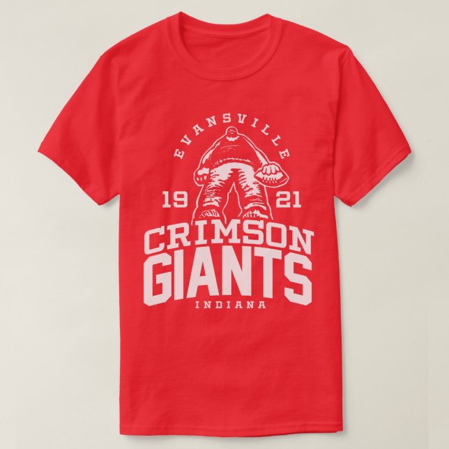 Camiseta Evansville Crimson Giants (Frente do Design)