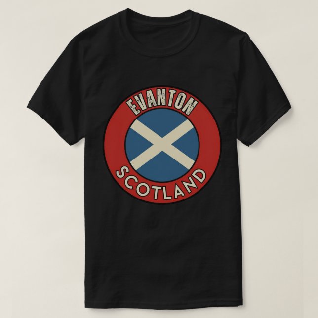 Camiseta Evanton, Escócia (Frente do Design)