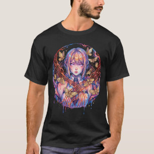 Camiseta Evelyn Chevalier ZZZ Retrato de Tethers Vermelhos 