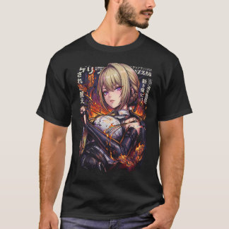 Camiseta Evelyn Chevalier ZZZ Retrato de Têxteis Vermelhos 