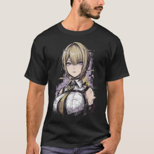Camiseta Evelyn Chevalier ZZZ Retratos de Têxteis Vermelhos