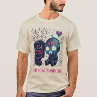 Camiseta Even Robots Burn Out