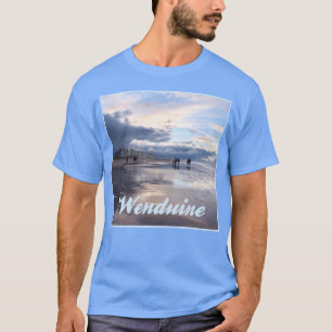 Camiseta Evening Sky Wenduine Beach, Bélgica