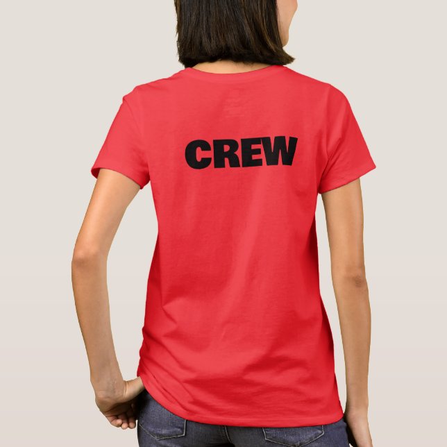 Camiseta Event CREW | Equipe e Voluntários de Fest (Verso)