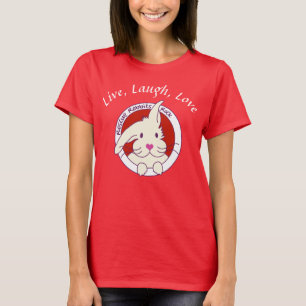 Camiseta Evento de arrecadação de fundos do Live Laugh Love