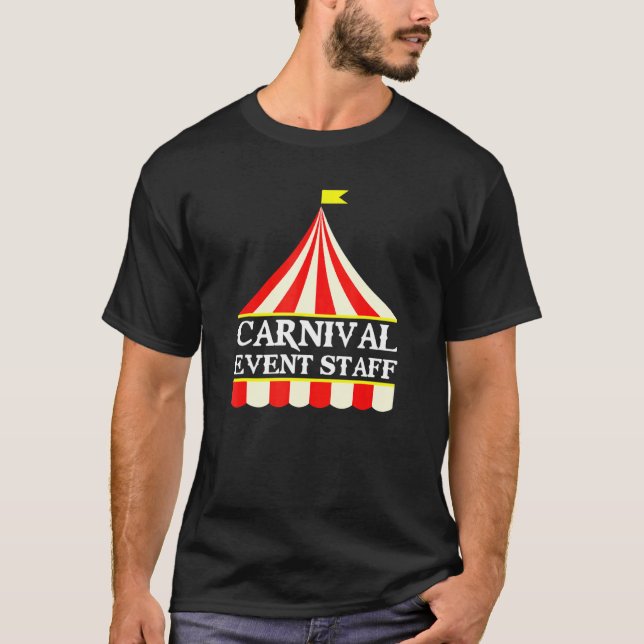 Camiseta Evento de Carnaval Funcionarios Circus Tent Sleeve (Frente)