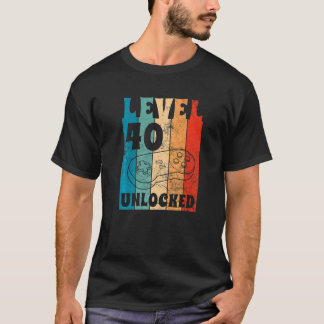 Camiseta Evento de Celebração de aniversário de 40 anos do 